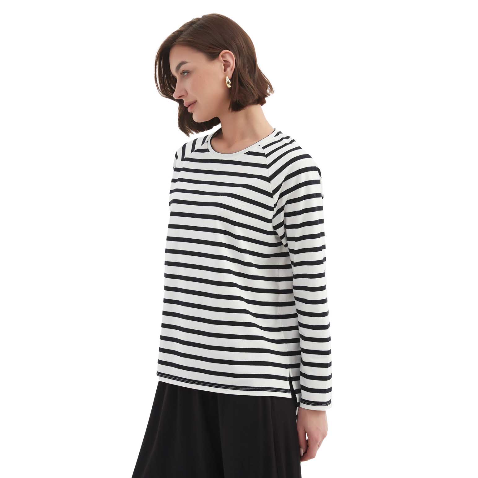TIRELLI Stripe Long Sleeve Weekend T-Shirt
